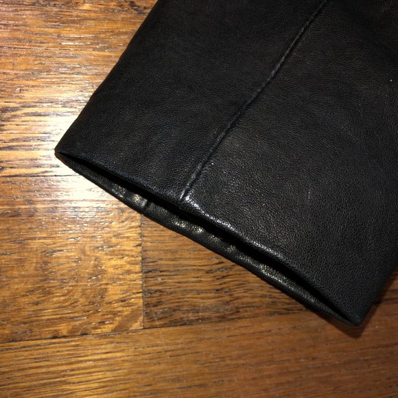 Andrew Marc wool blend collar leather jacket - (s) - Picture 11 of 12